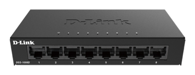 D-Link DGS-1008D коммутатор 8 портов 10/100/1000 Мбит/сек