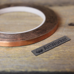Фольга для витражей медная на черной подложке Edco, Copper Foil