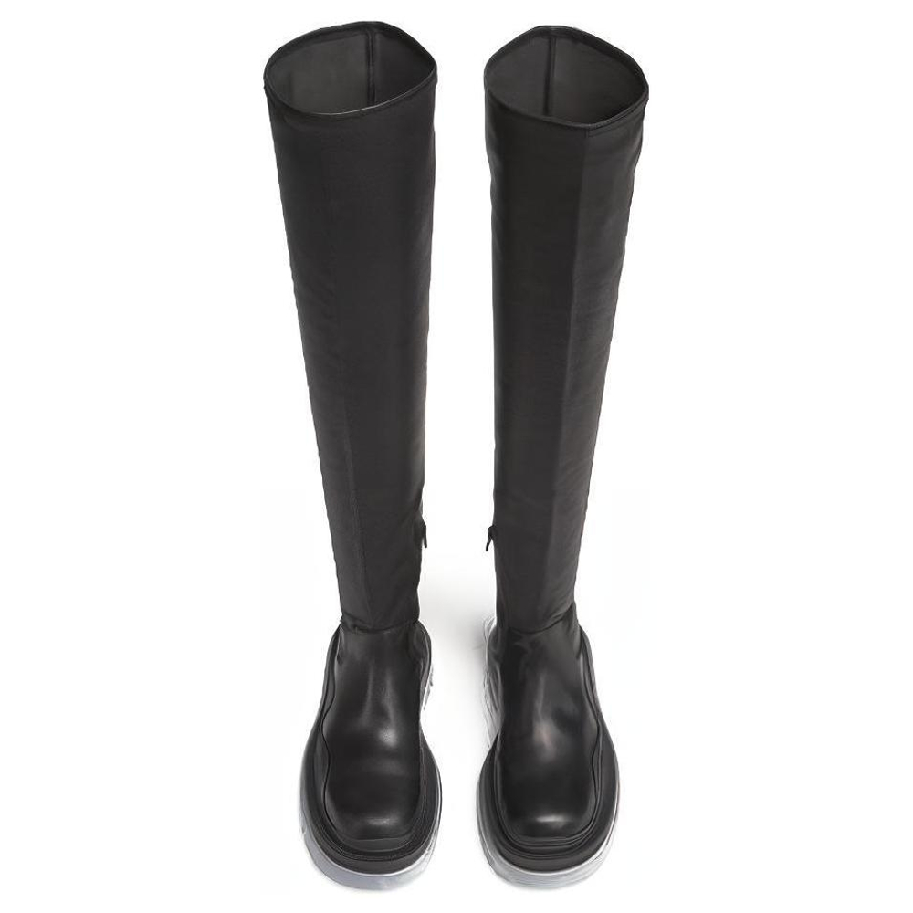 Bottega Veneta Tire Chelsea BV The Knee high Boots Women"s Black