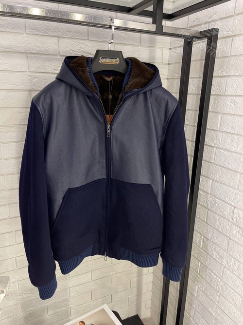 Бомбер Loro Piana с мехом