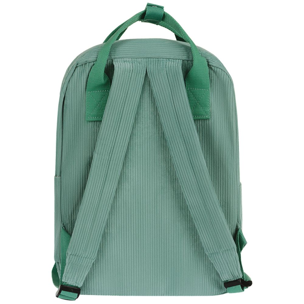 Рюкзак MESHU "Ever green", 36*27*11см, 1 отделение, 3 кармана, вельвет