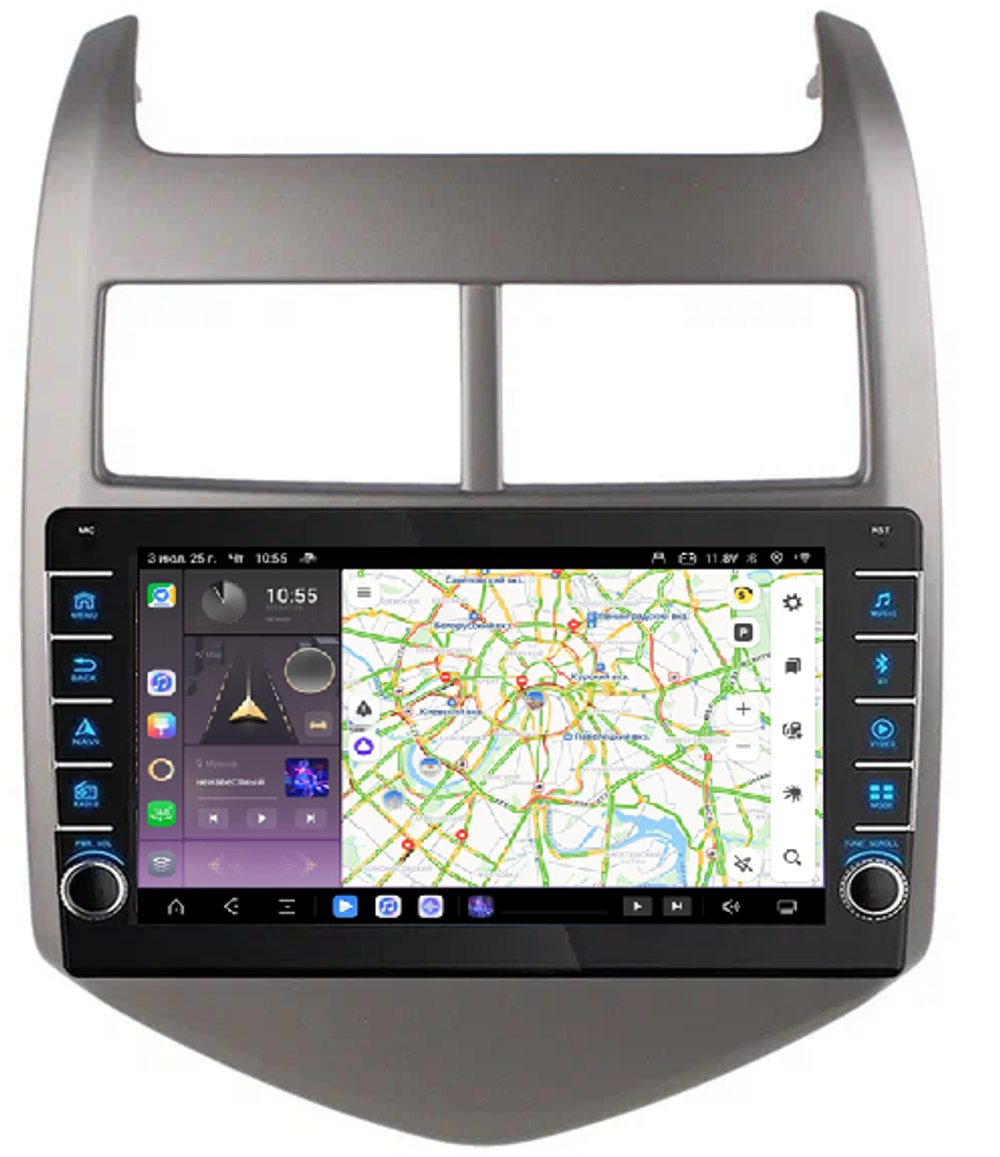 Магнитола для Chevrolet Aveo 2012-2015 - Carmedia OL-9226 (кнопки и крутилки) Android 13, TS20, 6+128Гб, CarPlay, 4G SIM-слот