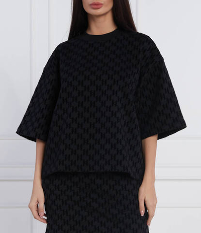 тощие allover flock Karl Lagerfeld - черный(226W1812)