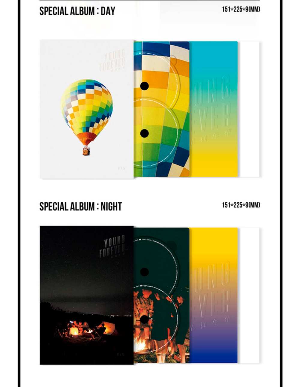 Альбом BTS - Young Forever [DAY ver./NIGHT ver.]