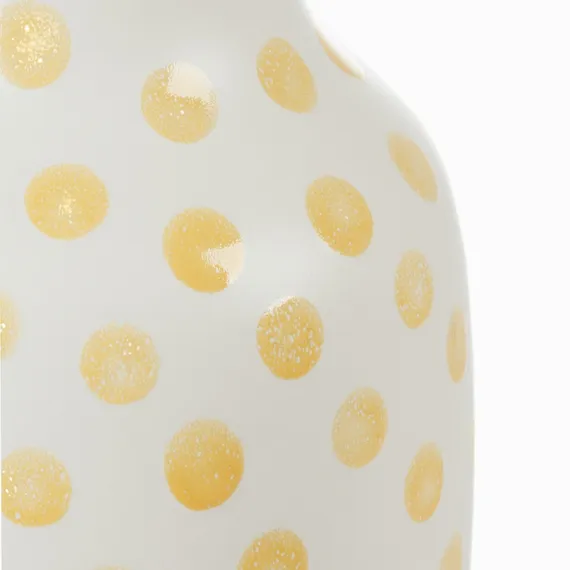 Большая ваза Vera L высота 80 см, белый, жёлтый