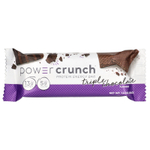 BNRG, Power Crunch®, протеиновый батончик, тройной шоколад, 12 батончиков по 40 г (1,4 унции)