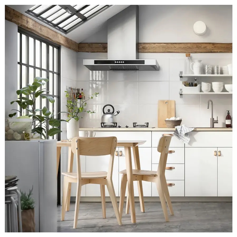 Стол - LISABO / LISABO IKEA/ ЛИСАБО ИКЕА, 88х78х74 см, светло-коричневый