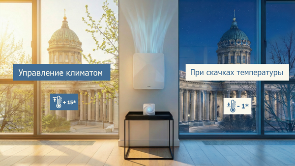 Умная вентиляция в квартире: управление приточкой и вытяжкой в межсезонье Умная вентиляция в квартире: управление приточкой и вытяжкой в межсезонье
