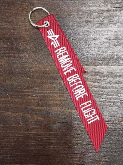 Лента брелок Alpha Industries «Remove Before Flight»