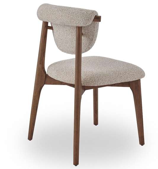 Стул Holmes 2, бежевый, ножки орех