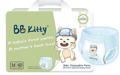 BB Kitty Подгузники-трусики Премиум M (6-11кг) 48шт