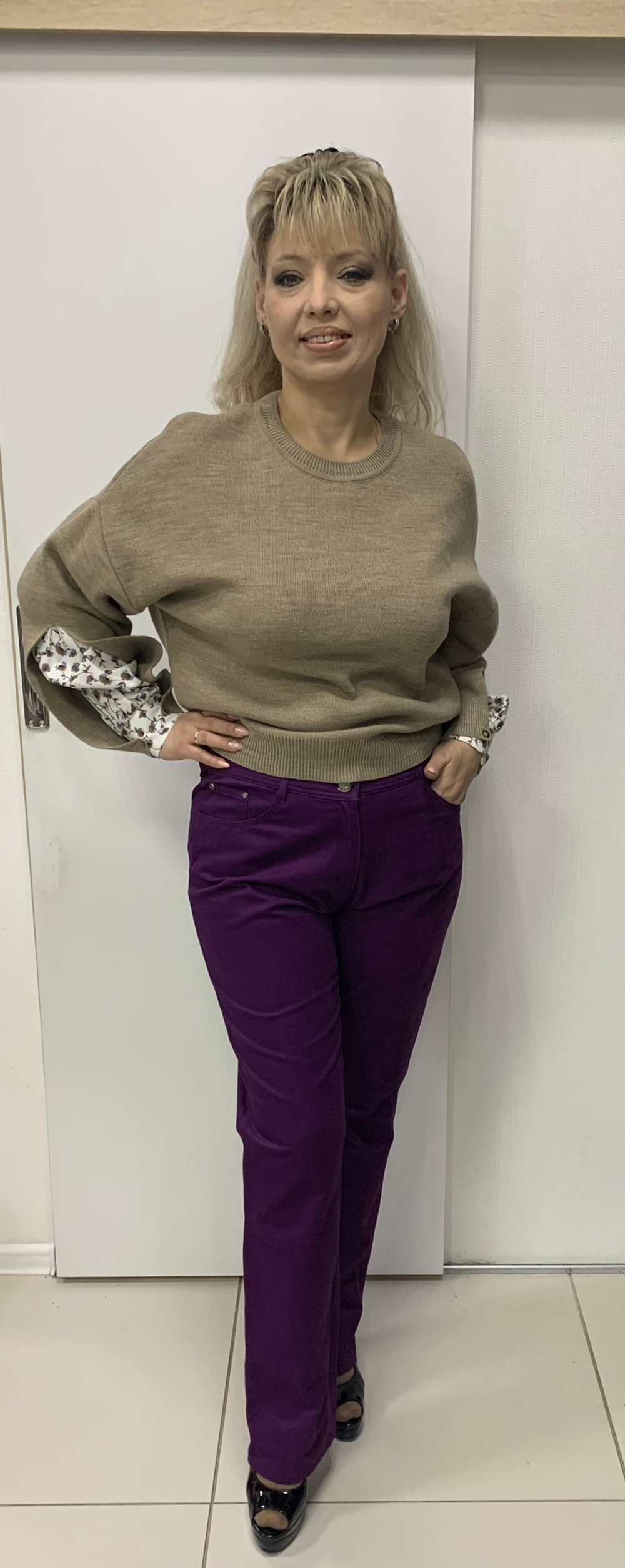 Брюки сиренево-лиловые Sportalm Австрия