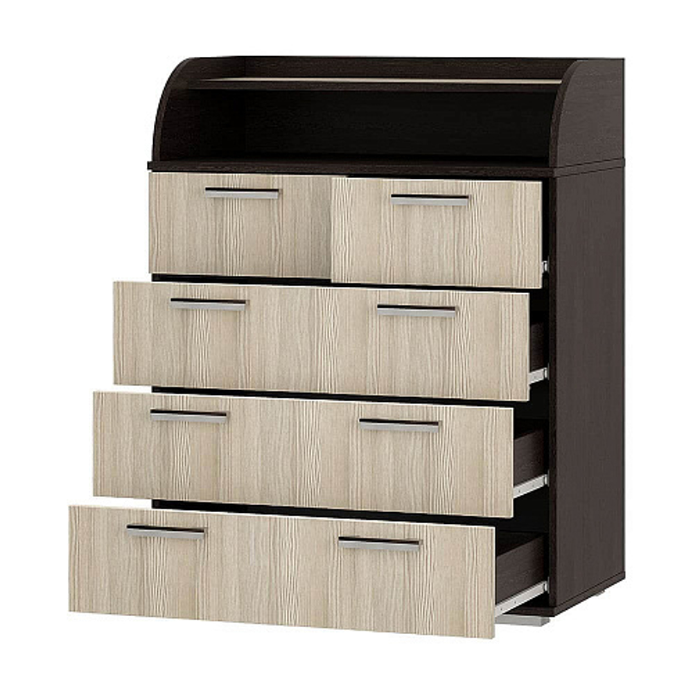 Комод высокий Стандарт 1 NEW, венге/лоредо