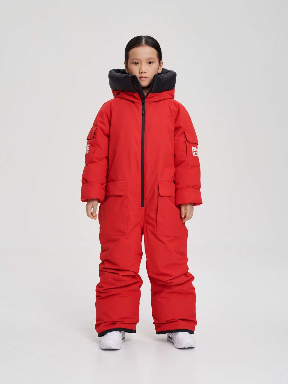 Комбинезон детский пуховый BASK kids YETI красный