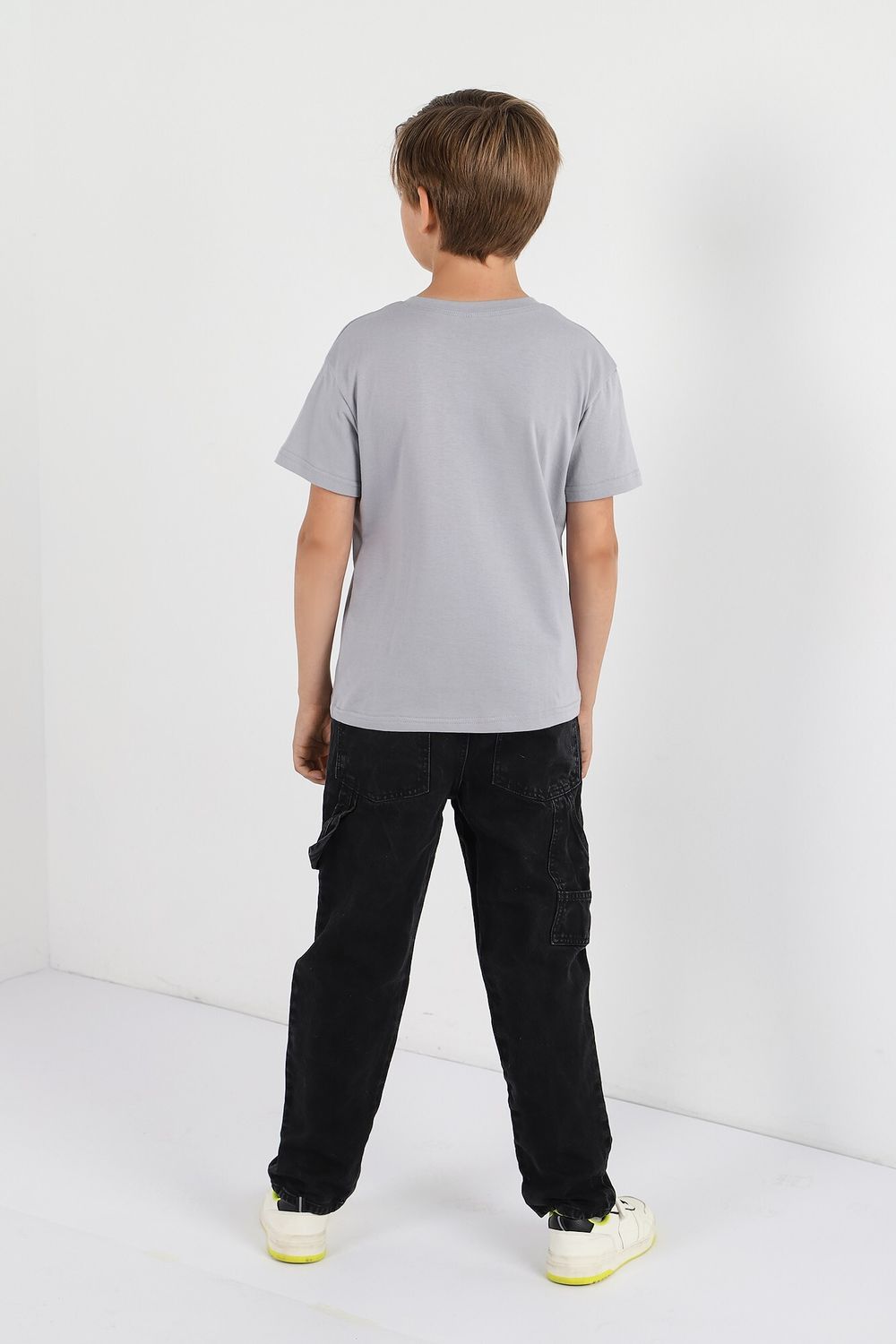 Фуфайка (футболка) для мальчика Кэш-2 Виотекс СВЕТЛО-СЕРЫЙ