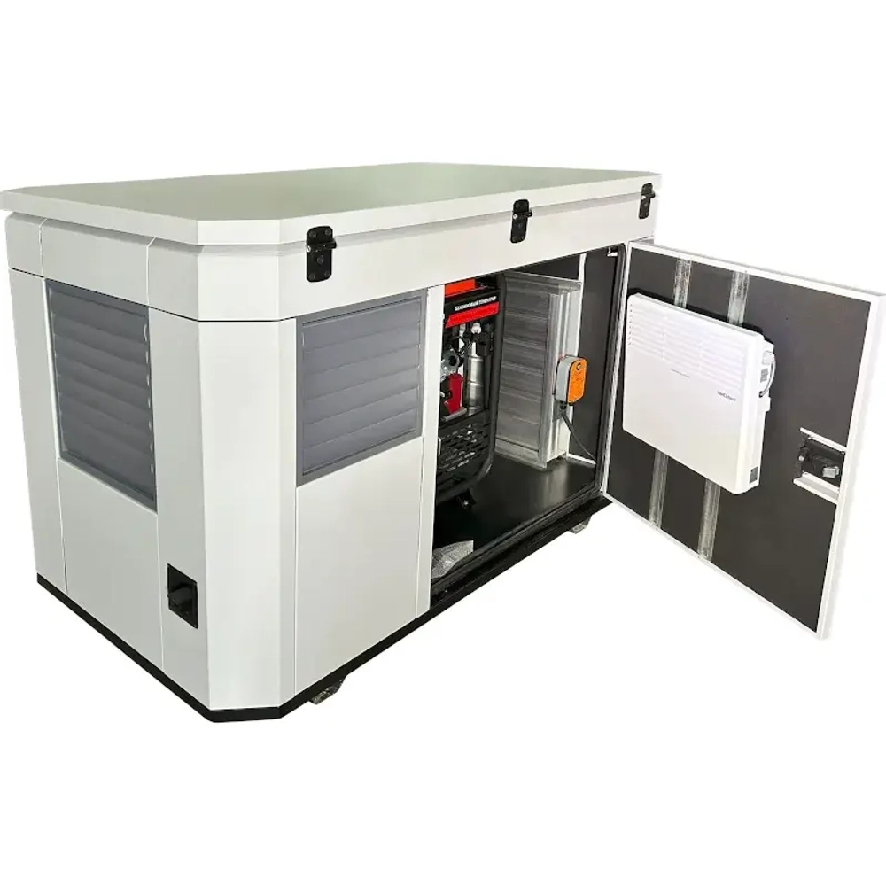 A-iPower A11000EAX бензиновый генератор в зимнем кожухе 1600 RAL 7035 с блоком АВР 400В/100А (8 pin) 129107/29111