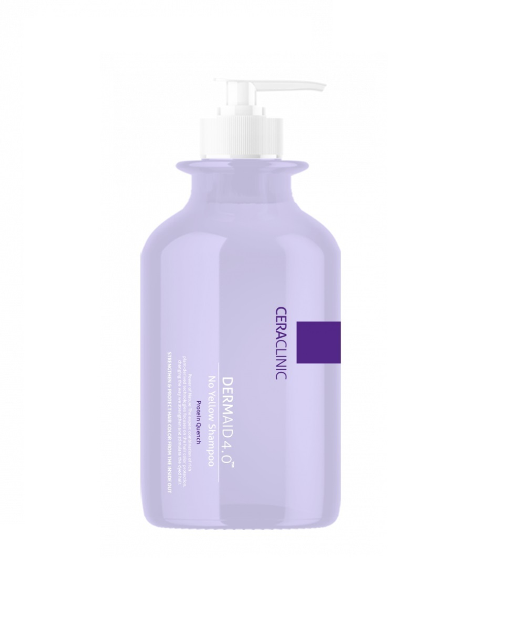 [Ceraclinic] Dermaid 4.0 No Yellow Shampoo Protein Quench - Шампунь против желтизны, 500 мл