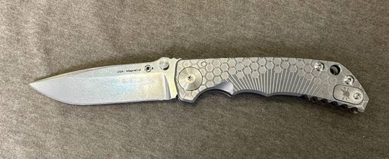 Нож Spartan Blades Harsey OCTABURST - сталь MagnaCut, рукоять титан + авторская гравировка