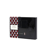 кожаный кошелек + брелок Tommy Hilfiger - черный(AM0AM10435)