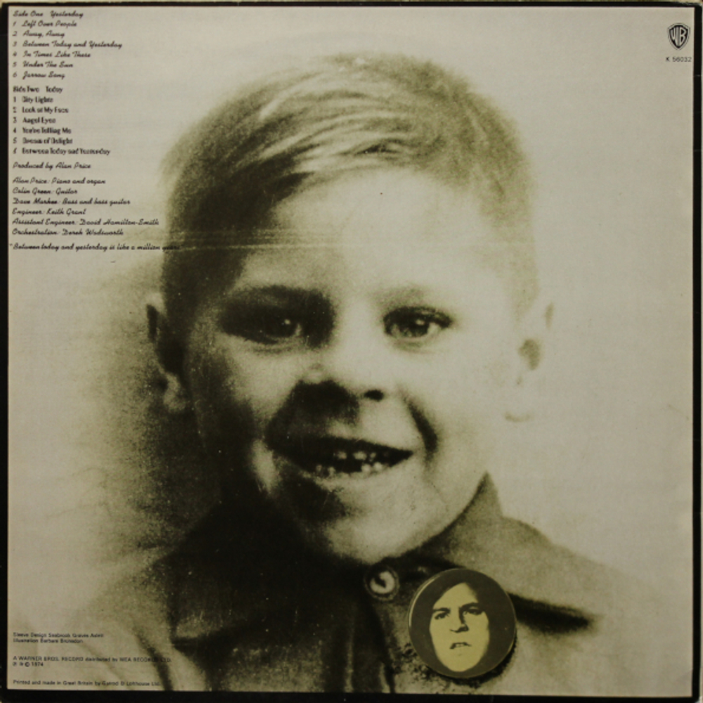 Alan Price / Between Today And Yesterday (LP)