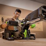 Торцовочная пила акк. Greenworks GD24MS216, 24V, б/щ, 4800 об/мин, 216x30мм,рез 65х310мм,c 1х5 АКБ Ач и быстрым ЗУ (1501707UG)