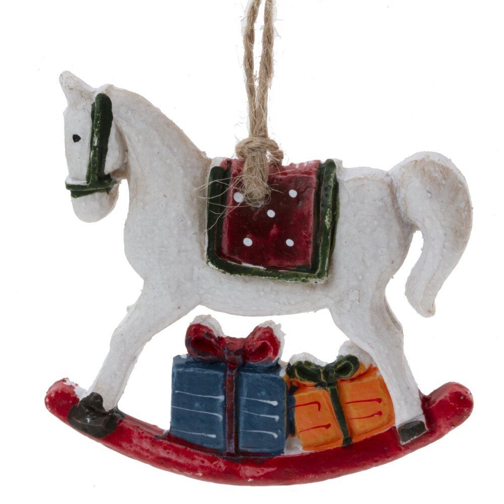 GAEM Изделие декоративное подвесное "Лошадка/Олень/Сани/Снеговик",L5,5 W0,5 H8,5 см, 4в.