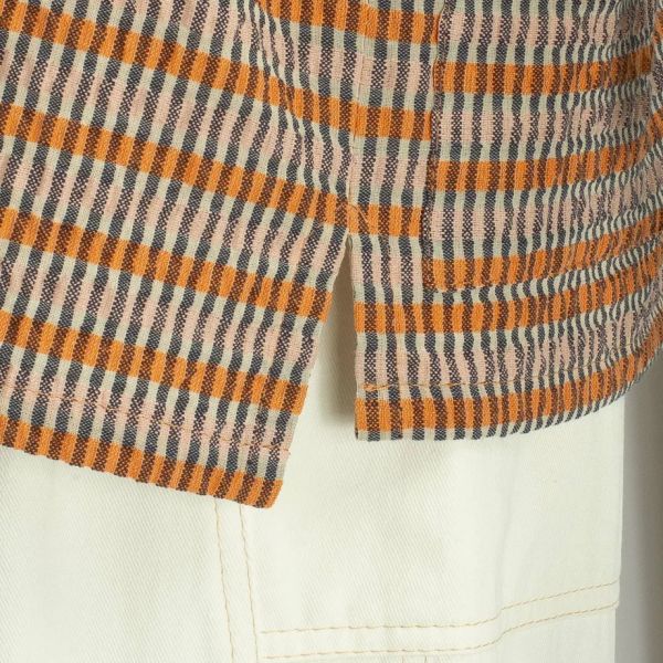 Рубашка R5 Клетка оранжевая - фото 11