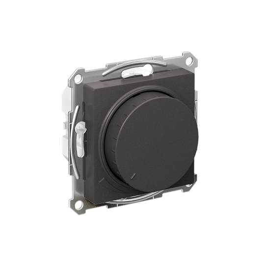 Светорегулятор (диммер) AtlasDesign повор-нажим LED RC 400Вт мех. базальт SE ATN001423