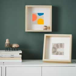 IKEA SANNAHED  (ИКЕА САННАХЕД)  -  Рамка, имитация березы, 25x25 см