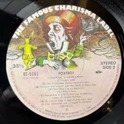 Винтажная виниловая пластинка LP Genesis Foxtrot (Japan 1978) (No Obi) Watcher Of The Skies