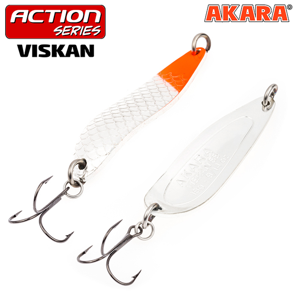 Блесна колебалка Akara Action Series Viskan 80 28 гр. 1 oz. AB88