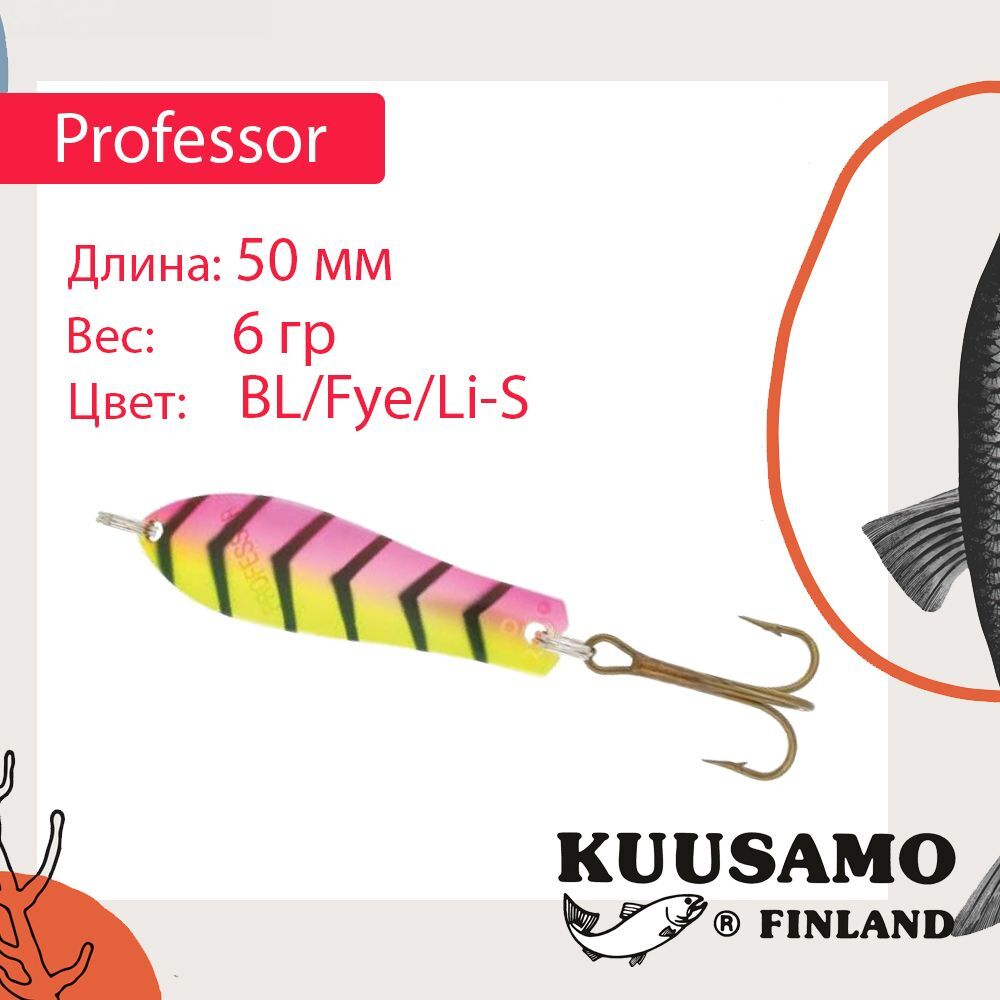Блесна для рыбалки Kuusamo Professor