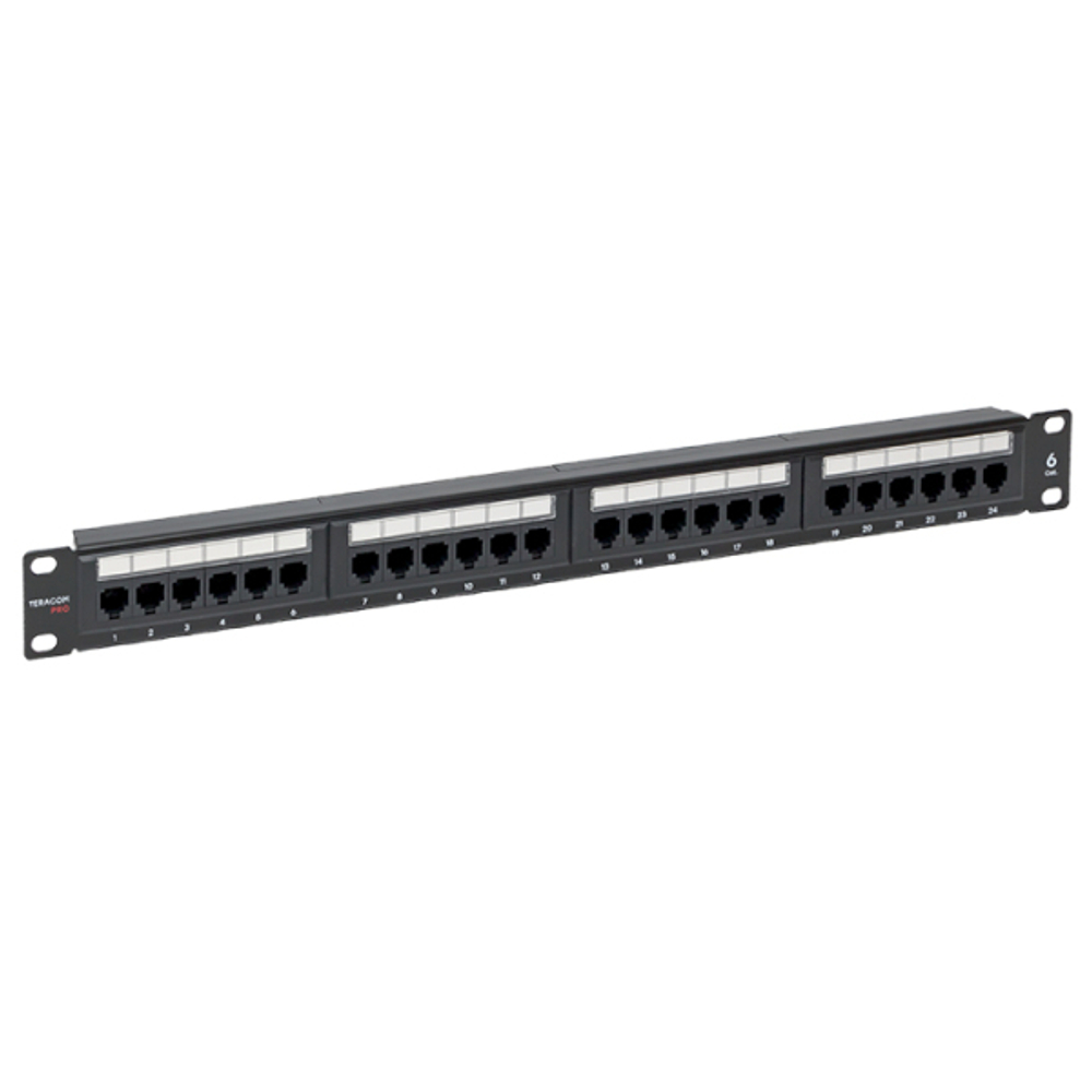 Патч-панель  EKF TRP-PPNL-6UTP-1U24