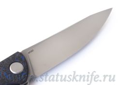 Нож Широгоров F3 NS M390 Ф3 Blue CF 3D подшипникифотография - 8
