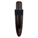 Черная виброракета с 4 сменными насадками Tiny Treasures