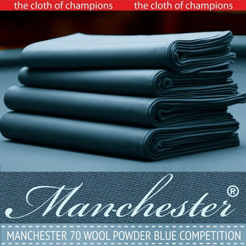 Расширяем палитру цветов сукна Manchester 70. Powder Blue Competition уже в продаже!