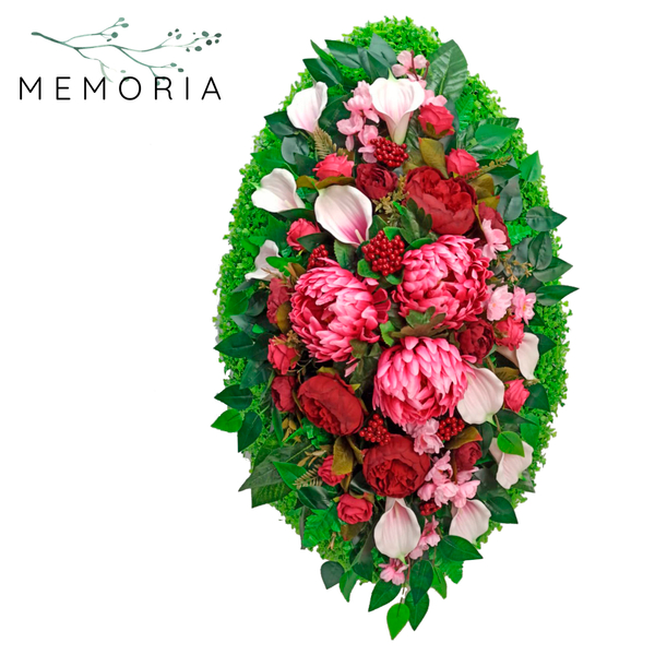 184 Венок ритуальный "Самшит" 105 см