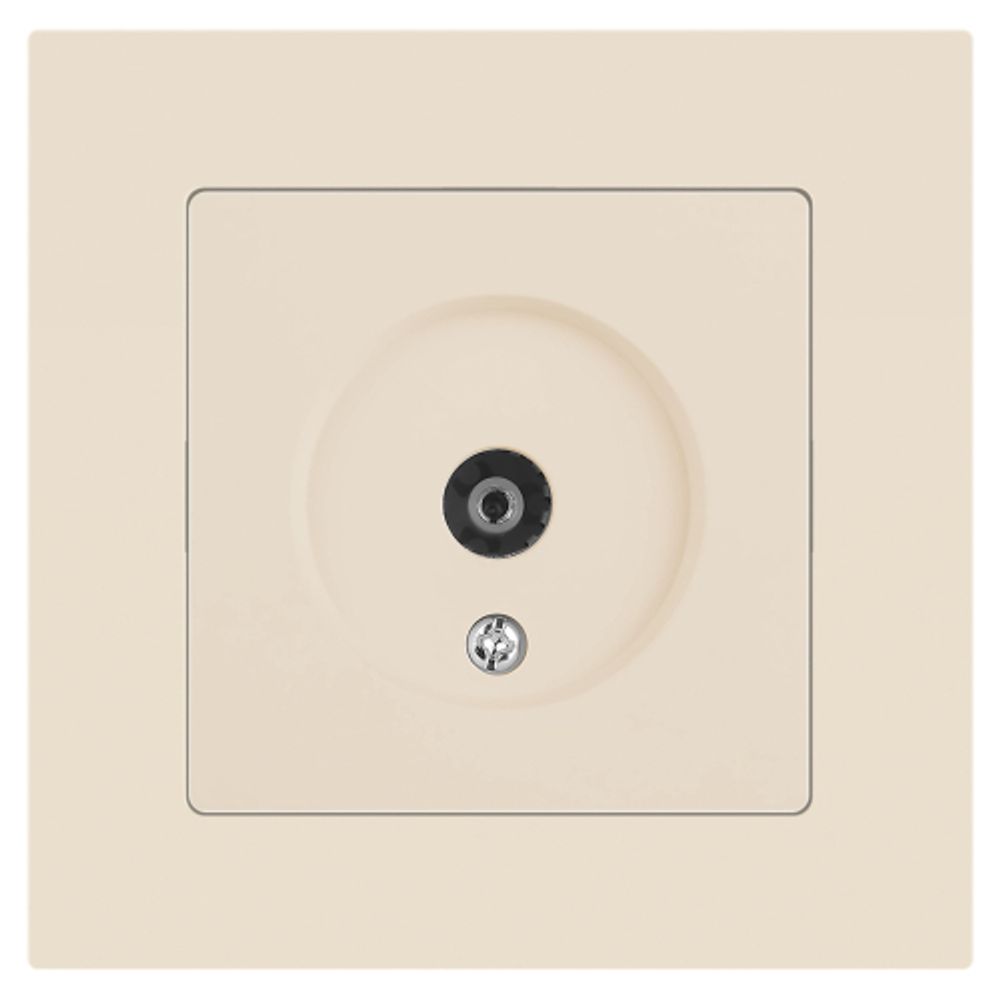 Розетка Intro Accent 6-301-02 TV одиночная, IP20, СУ, слоновая кость