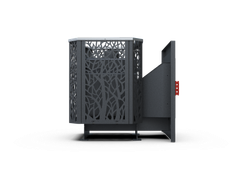 Банная печь Душа- 15 Сетка Древо Закрытая Каменка панорама 8мм