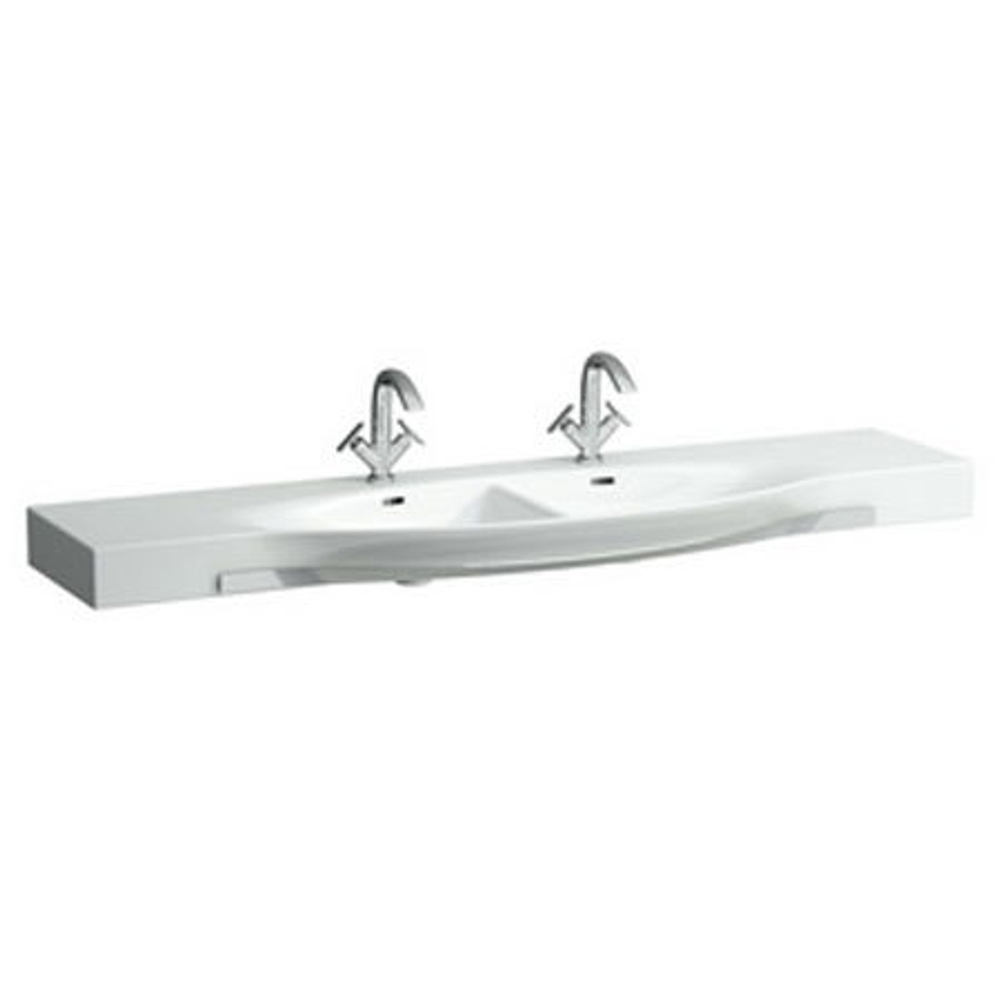 Раковина подвесная двойная Laufen Palace NEW 180 с полотенцедержателем 8.1470.8.000.104.1