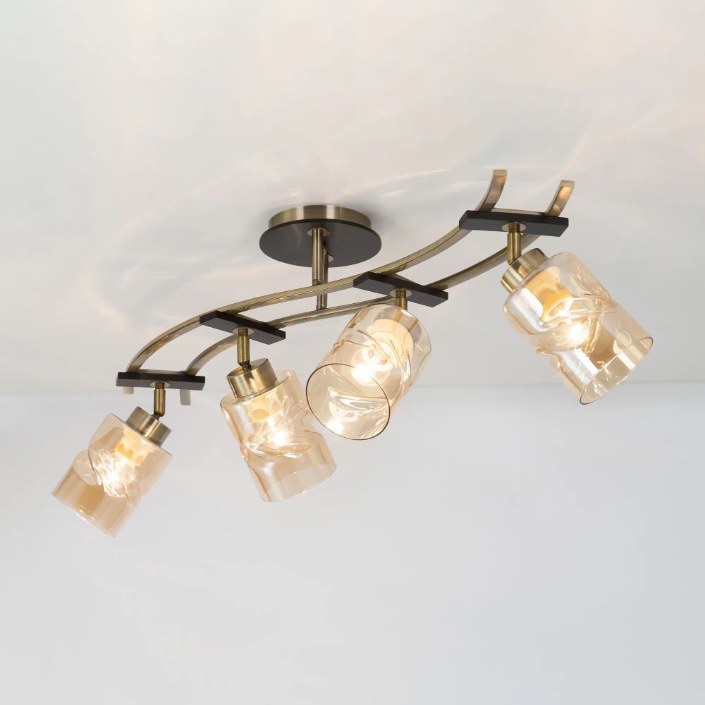 Citilux Мерида CL142144 Люстра с поворотными плафонами Бронза