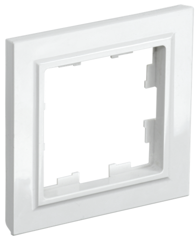 BRITE Рамка 1-местная РУ-1-БрБ белый IEK