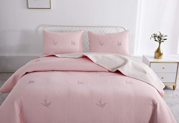 Жаклин (пепел роза) Покрывало 230х250