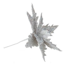 GAEM Цветок искусственный "Пуансеттия", L23 W23 H37 см