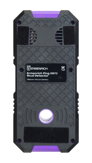 Детектор скрытой проводки Ermenrich Ping SM70, фиолетовый
