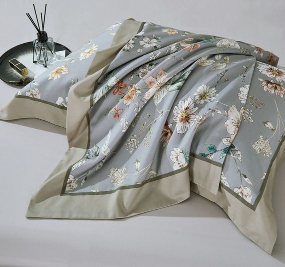 Постельное белье Asabella 2222 фланель, тенсель с хлопком