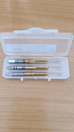 Метчик ручной компл. DIN-352/3 М4 HSSE INOX TiN HT-040X