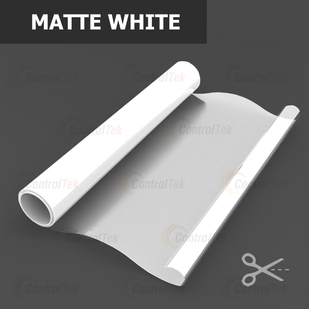 Пленка для окон декоративная MATTE WHITE 35% ControlTek, на отрез