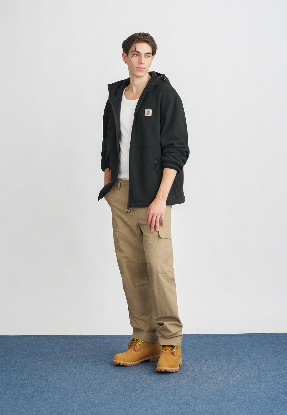 Carhartt WIP BLEVIN - Флисовая куртка - Чёрный
