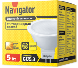 Лампа Navigator 94 263 NLL-MR16-5-230-3K-GU5.3